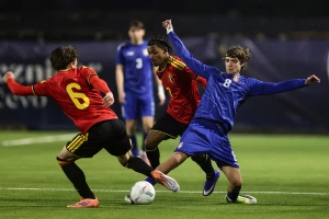 Pljuštala kiša, ali i golovi u Pančevu - Poraz ''orlića'', loše veče Sava Radanovića i slavlje Belgijanaca za plasman na EP